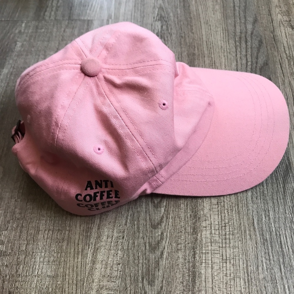 ANTI COFFEE COFFEE CLUB PINK HAT